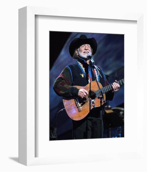 Willie Nelson-null-Framed Photo