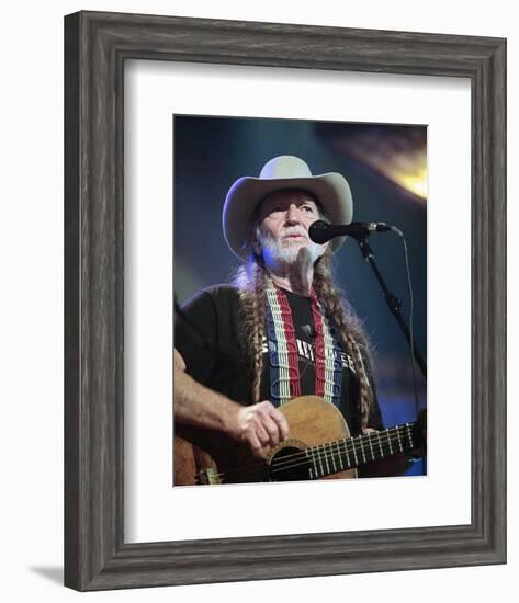 Willie Nelson-null-Framed Photo