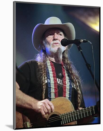 Willie Nelson-null-Mounted Photo