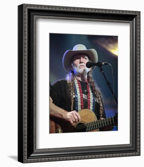 Willie Nelson-null-Framed Photo