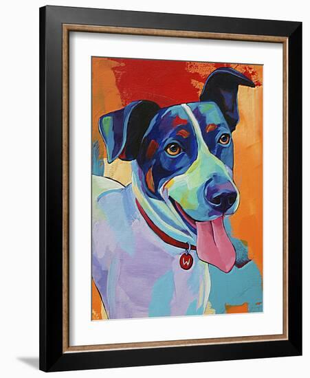 Willie Terrier Dog-Corina St. Martin-Framed Giclee Print