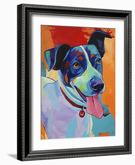 Willie Terrier Dog-Corina St. Martin-Framed Giclee Print