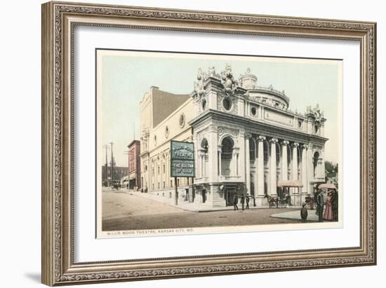 Willis Wood Theater, Kansas City, Missouri-null-Framed Art Print