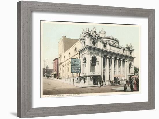 Willis Wood Theater, Kansas City, Missouri-null-Framed Art Print