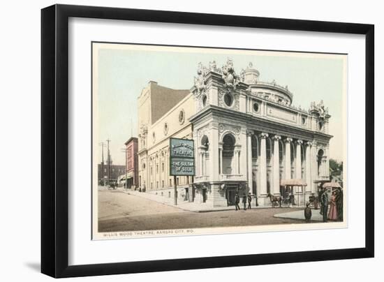 Willis Wood Theater, Kansas City, Missouri-null-Framed Art Print