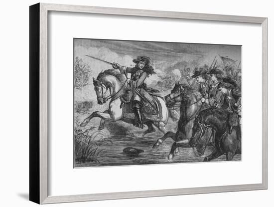 'Willliam III. At the Boyne', 1690, (c1880)-Unknown-Framed Giclee Print