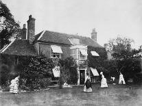 Croquet on the Lawn at Elm Lodge, Streatley, C.1870s-Willoughby Wallace Hooper-Framed Premier Image Canvas