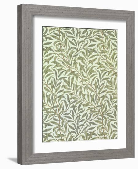 "Willow Bough" Wallpaper Design, 1887-William Morris-Framed Giclee Print