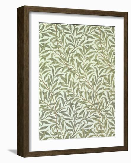 "Willow Bough" Wallpaper Design, 1887-William Morris-Framed Giclee Print