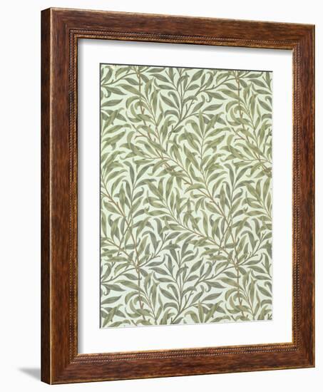 "Willow Bough" Wallpaper Design, 1887-William Morris-Framed Giclee Print