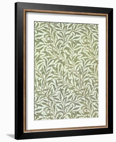 "Willow Bough" Wallpaper Design, 1887-William Morris-Framed Giclee Print