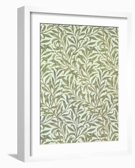 "Willow Bough" Wallpaper Design, 1887-William Morris-Framed Giclee Print