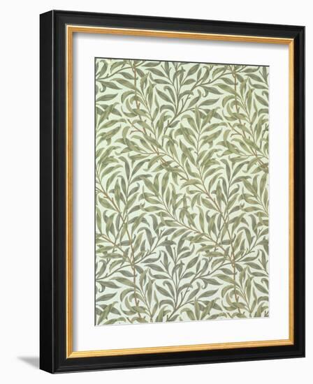 "Willow Bough" Wallpaper Design, 1887-William Morris-Framed Giclee Print