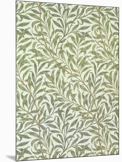 "Willow Bough" Wallpaper Design, 1887-William Morris-Mounted Giclee Print