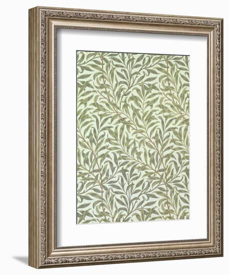 "Willow Bough" Wallpaper Design, 1887-William Morris-Framed Giclee Print