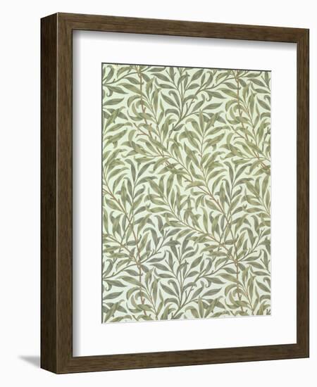 "Willow Bough" Wallpaper Design, 1887-William Morris-Framed Giclee Print