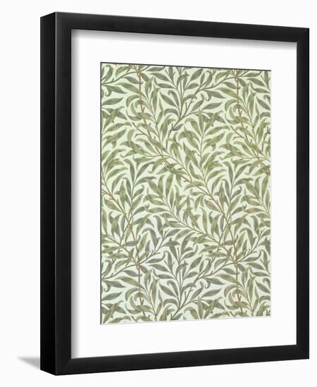 "Willow Bough" Wallpaper Design, 1887-William Morris-Framed Giclee Print