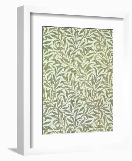 "Willow Bough" Wallpaper Design, 1887-William Morris-Framed Giclee Print