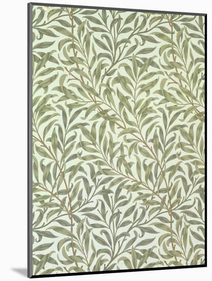 "Willow Bough" Wallpaper Design, 1887-William Morris-Mounted Premium Giclee Print