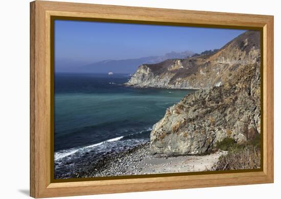 Willow Creek and Big Sur Coastline-Stuart-Framed Premier Image Canvas