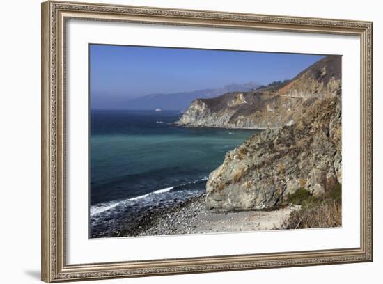 Willow Creek and Big Sur Coastline-Stuart-Framed Photographic Print