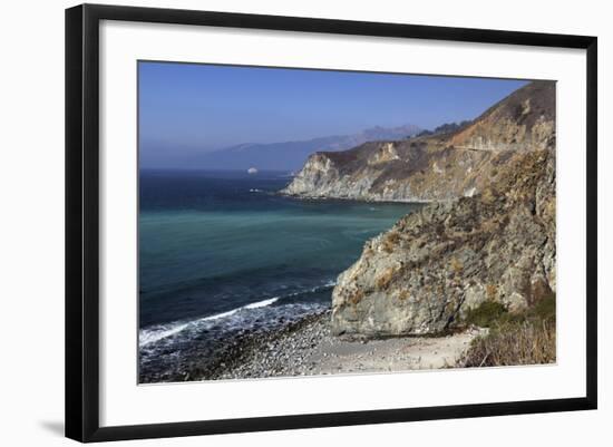 Willow Creek and Big Sur Coastline-Stuart-Framed Photographic Print