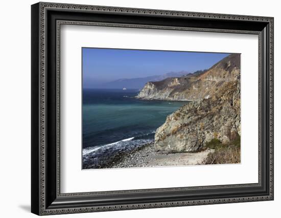 Willow Creek and Big Sur Coastline-Stuart-Framed Photographic Print