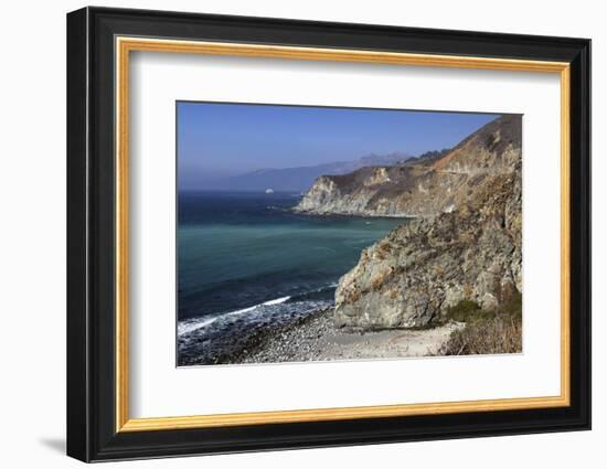 Willow Creek and Big Sur Coastline-Stuart-Framed Photographic Print