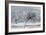 Willow Grouse (Lagopus Lagopus) Flock in Flight in Snow, Utsjoki, Finland, October-Markus Varesvuo-Framed Photographic Print