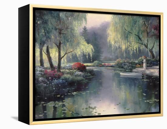 Willow Park Lake-unknown Chiu-Framed Stretched Canvas