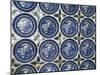 Willow Pattern Plates Embedded in the Walls of the Juna Mahal Fort, Dungarpur, India-R H Productions-Mounted Photographic Print