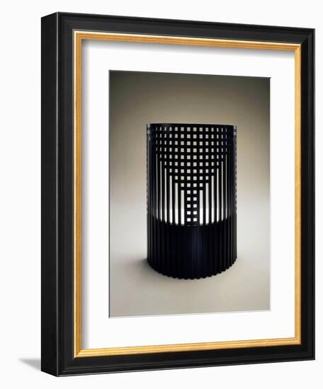 Willow Seat with Curved Lattice Back, Retro, 1904-Charles Rennie Mackintosh-Framed Giclee Print