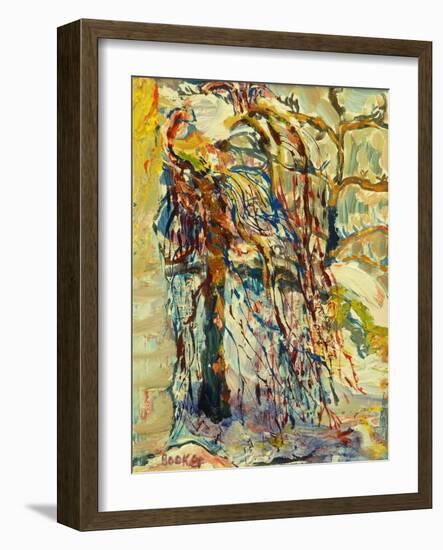 Willow tree in the snow-Brenda Brin Booker-Framed Giclee Print