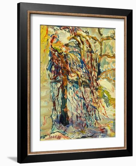 Willow tree in the snow-Brenda Brin Booker-Framed Giclee Print