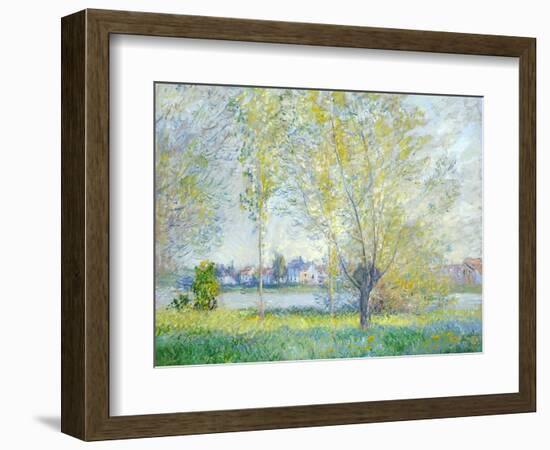 Willows at Vetheuil, 1880-Claude Monet-Framed Giclee Print