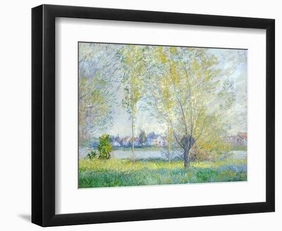 Willows at Vetheuil, 1880-Claude Monet-Framed Giclee Print