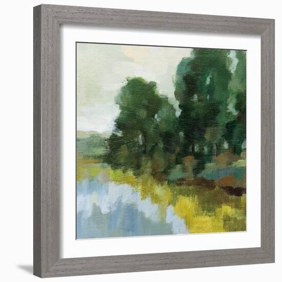 Willows by the Pond II-Silvia Vassileva-Framed Art Print