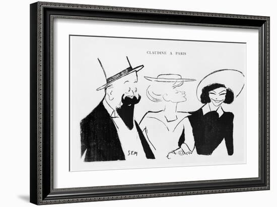 Willy Colette and Polaire-Sem-Framed Giclee Print