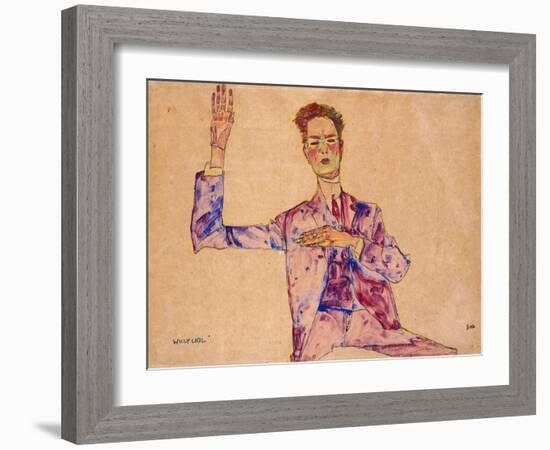 Willy Lidl, 1910-Egon Schiele-Framed Giclee Print