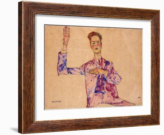 Willy Lidl, 1910-Egon Schiele-Framed Giclee Print