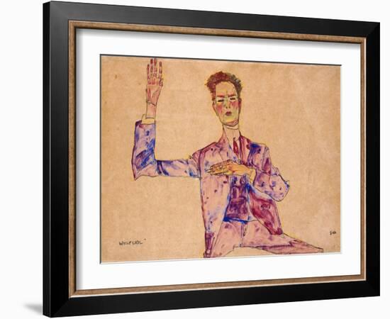 Willy Lidl, 1910-Egon Schiele-Framed Giclee Print