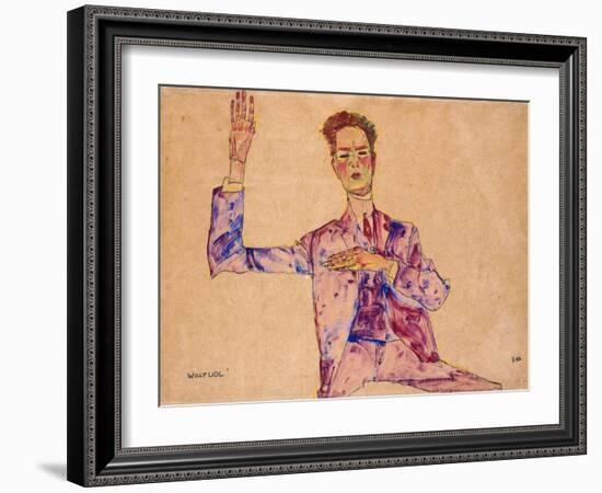 Willy Lidl, 1910-Egon Schiele-Framed Giclee Print