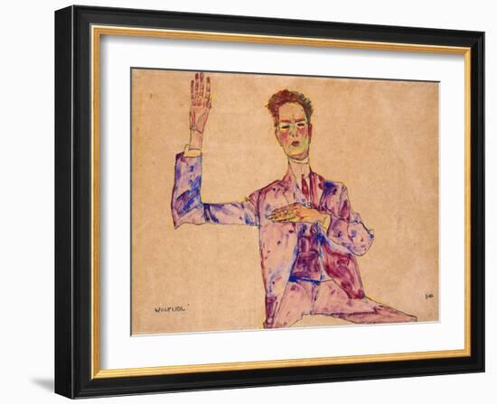 Willy Lidl, 1910-Egon Schiele-Framed Giclee Print