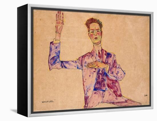 Willy Lidl, 1910-Egon Schiele-Framed Premier Image Canvas