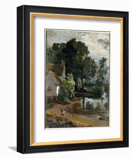 Willy Lot's House Near Flatford Mill-John Constable-Framed Giclee Print