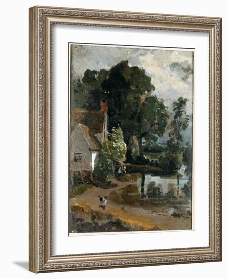 Willy Lot's House Near Flatford Mill-John Constable-Framed Giclee Print