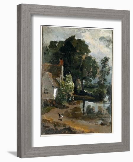 Willy Lot's House Near Flatford Mill-John Constable-Framed Giclee Print