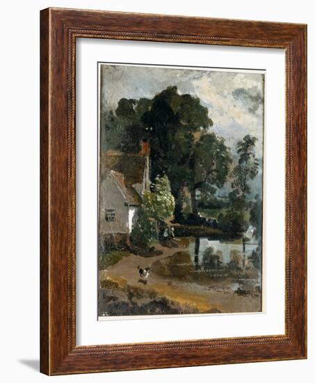 Willy Lot's House Near Flatford Mill-John Constable-Framed Giclee Print