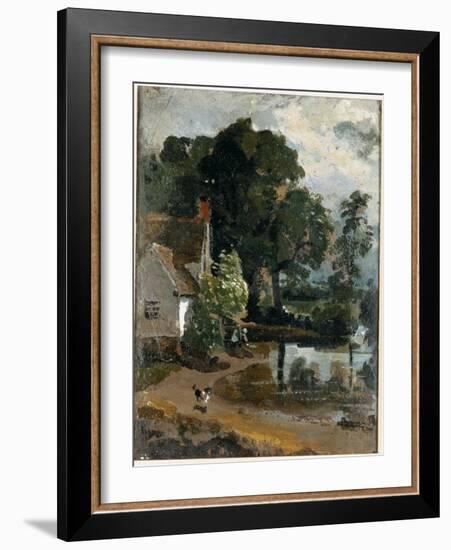 Willy Lot's House Near Flatford Mill-John Constable-Framed Giclee Print