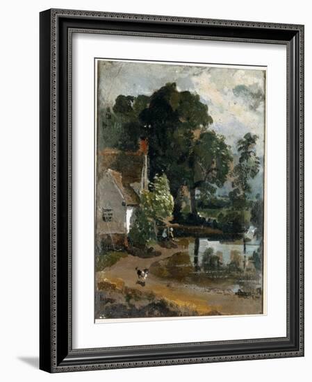 Willy Lot's House Near Flatford Mill-John Constable-Framed Giclee Print